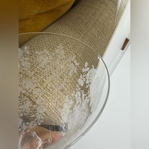 Tiffin Cherokee Rose Water Goblets Set Of 2 *READ* - Picture 12 of 12